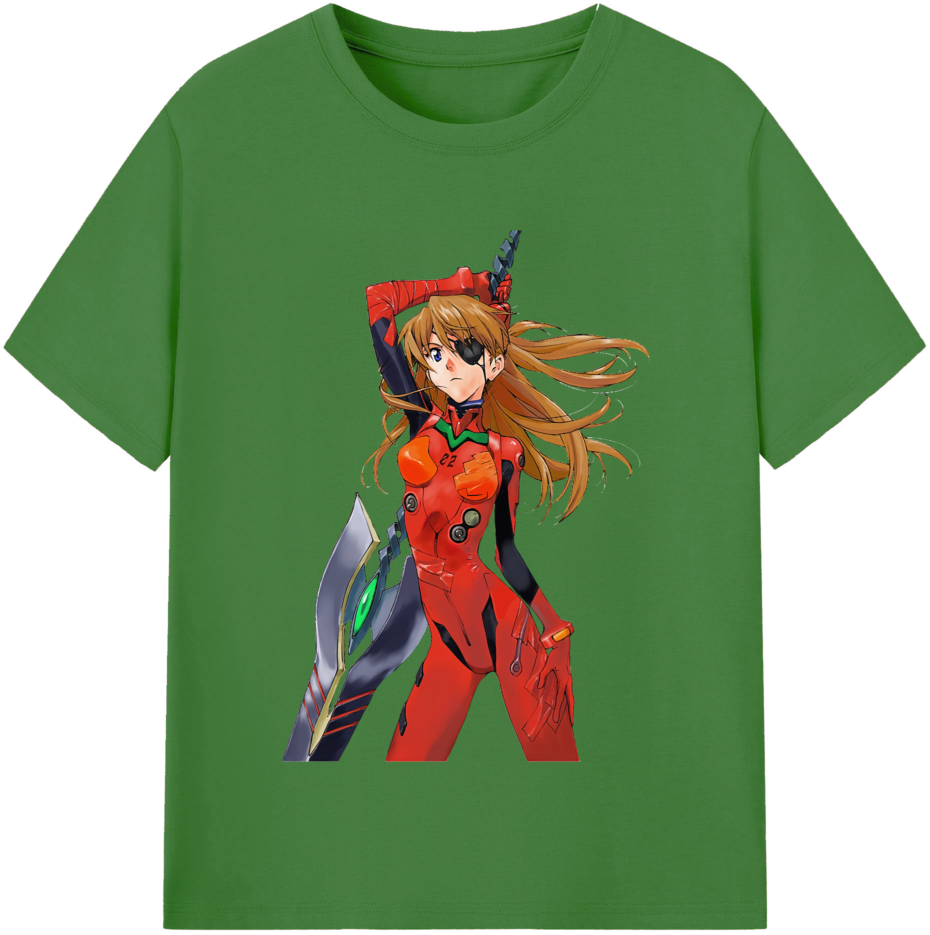 （画像用） EVA 新世紀エヴァンゲリオン レディースカジュアルプリントTシャツ（綿100％）